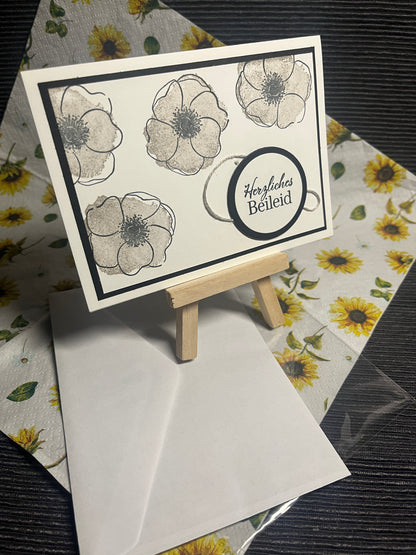 Trauerkarte "Klatschmohn"