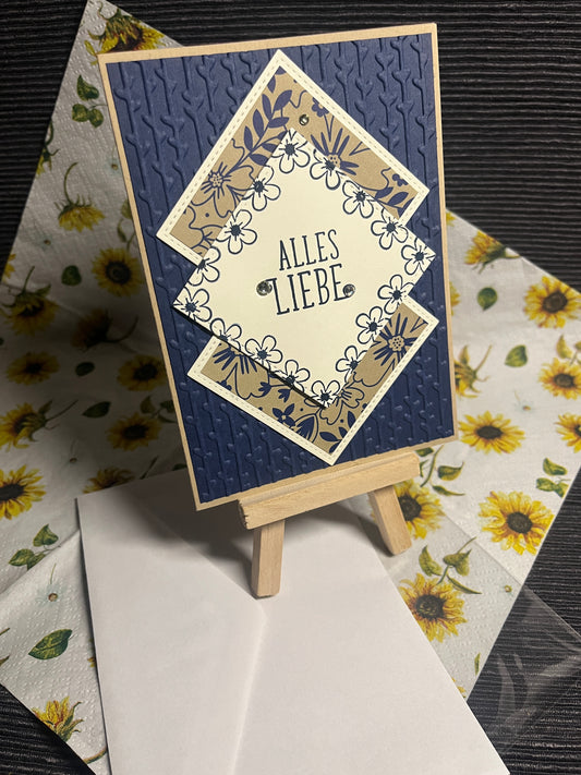 Geburtstagskarte "Alles Liebe"