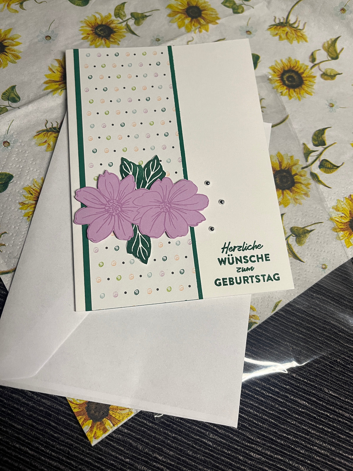 Geburtstagskarte "Blütenfreude"