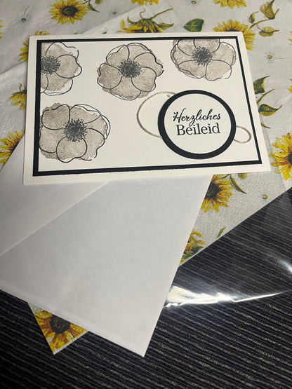 Trauerkarte "Klatschmohn"