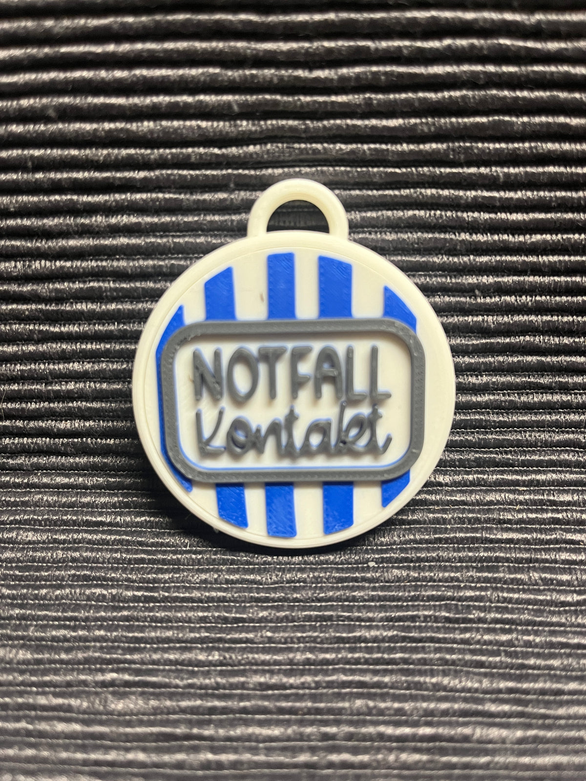 Notfallanhänger mit NFC-Tag