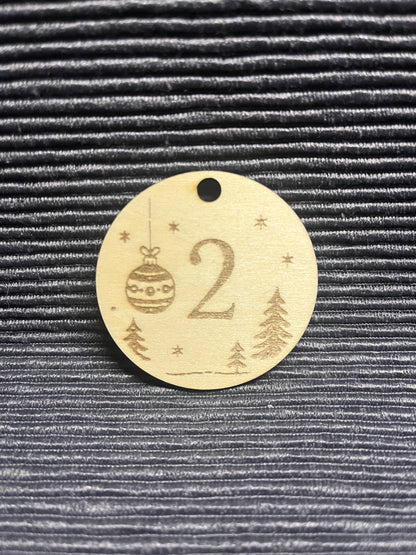 Adventskalender-Anhänger