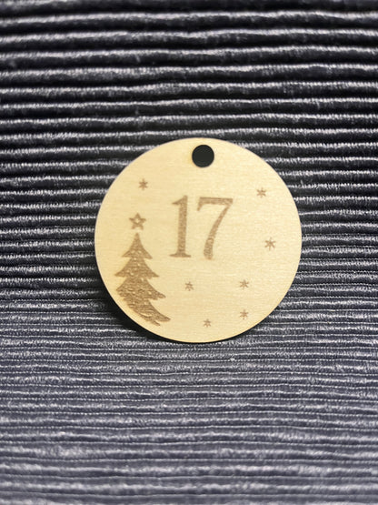 Adventskalender-Anhänger