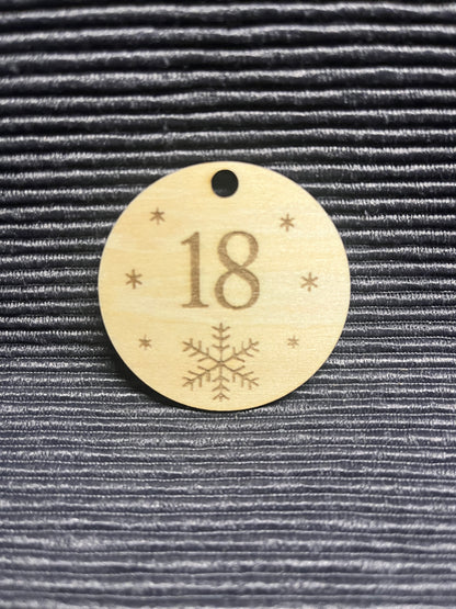 Adventskalender-Anhänger