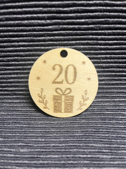 Adventskalender-Anhänger