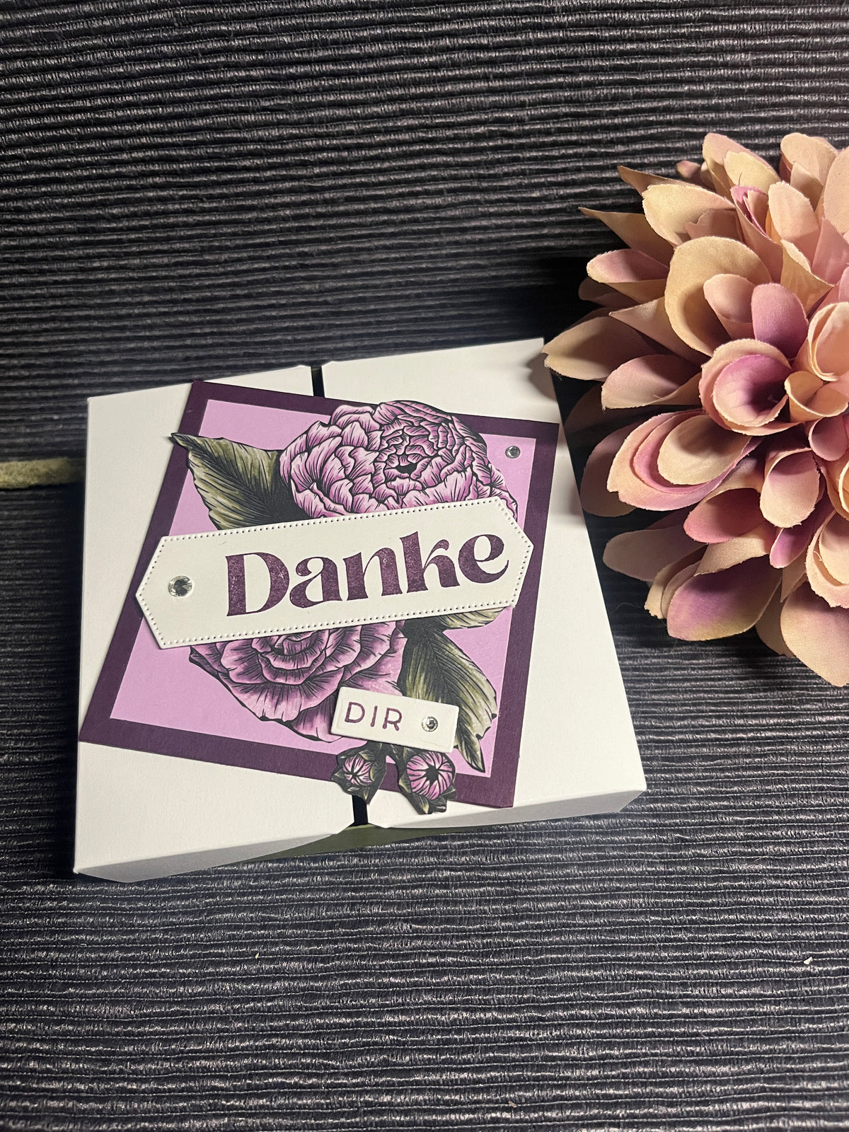 Geschenkbox "Danke/Gruß"