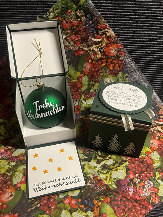 Geschenkbox "Weihnachtskugel"