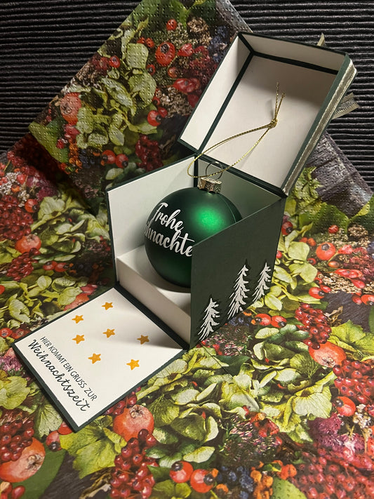 Geschenkbox "Weihnachtskugel"