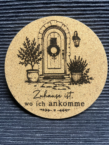 Untersetzer "Zuhause"