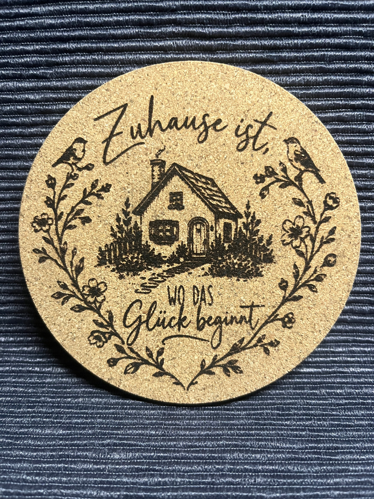 Untersetzer "Zuhause"