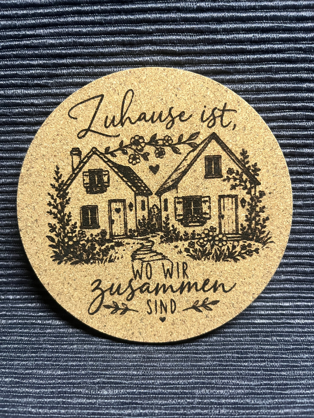 Untersetzer "Zuhause"