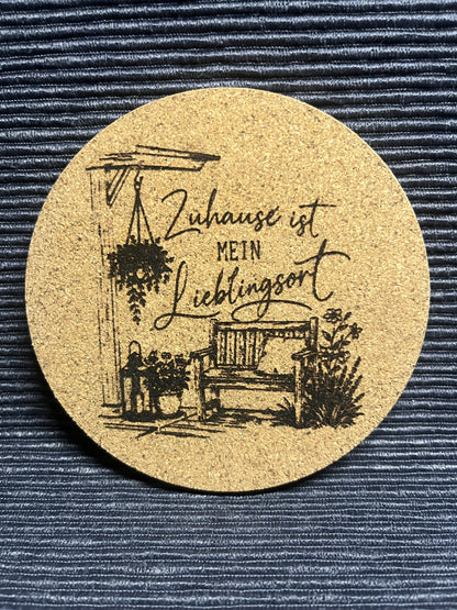Untersetzer "Zuhause"