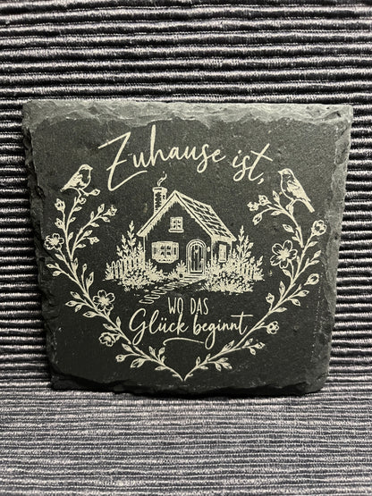 Untersetzer "Zuhause"