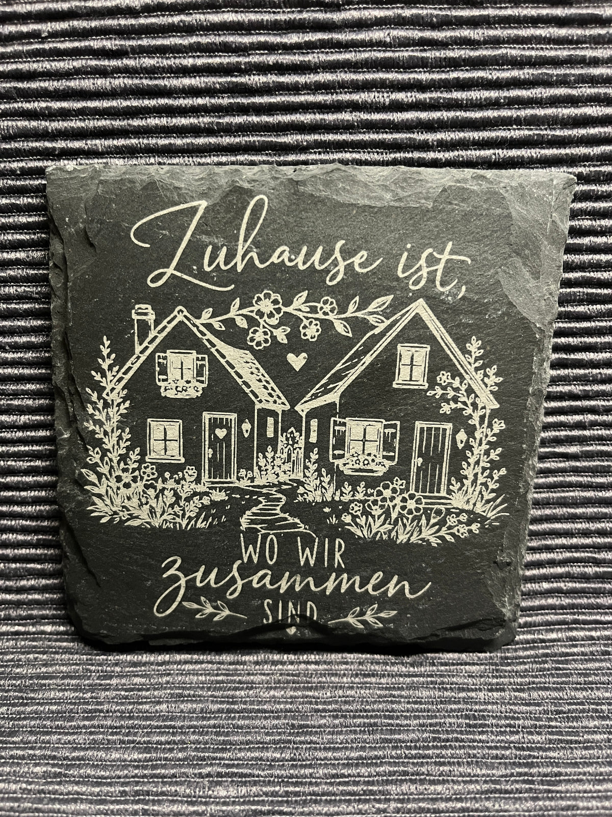 Untersetzer "Zuhause"