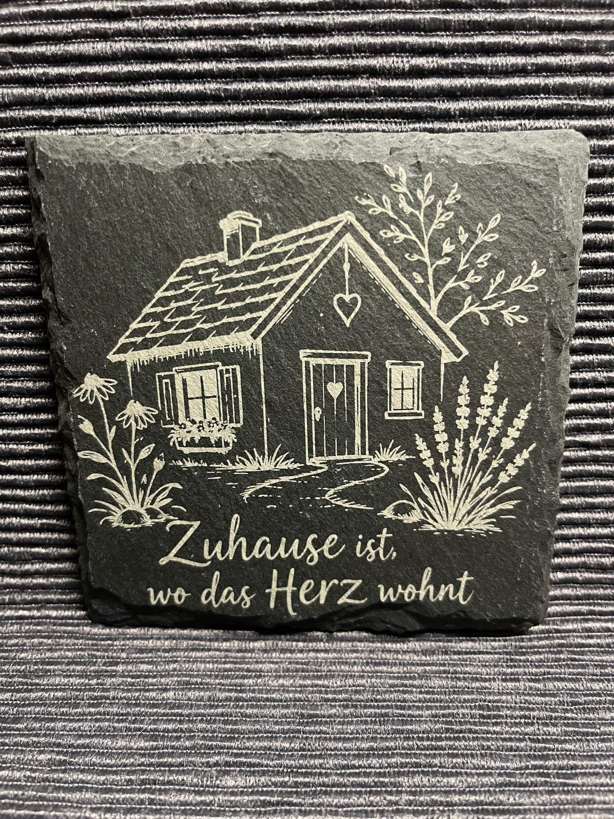 Untersetzer "Zuhause"