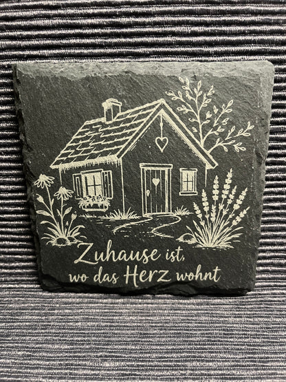 Untersetzer "Zuhause"
