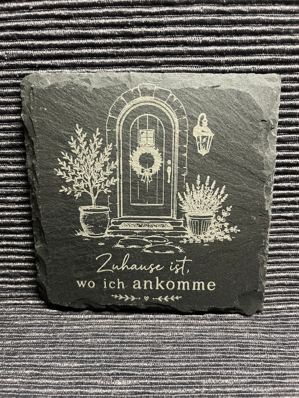 Untersetzer "Zuhause"