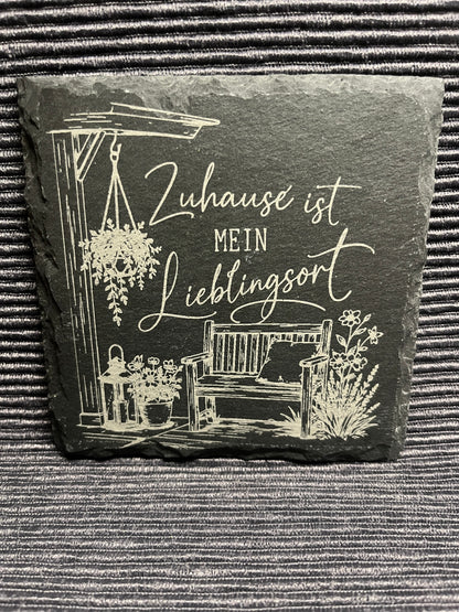 Untersetzer "Zuhause"