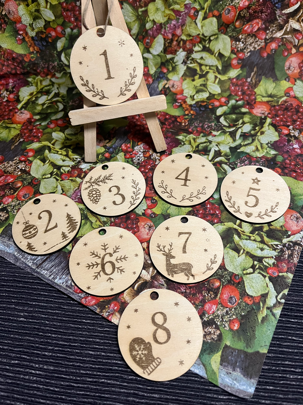 Adventskalender-Anhänger