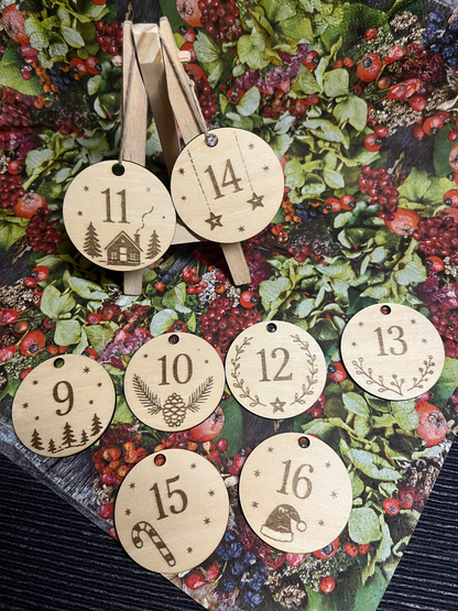 Adventskalender-Anhänger