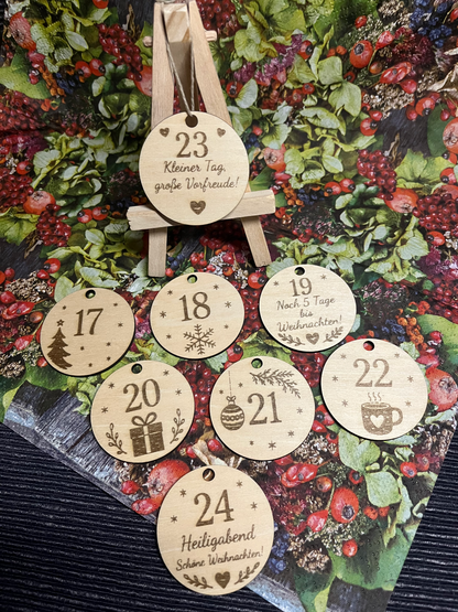 Adventskalender-Anhänger