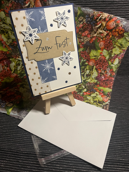 Weihnachtskarte "Zum Fest"