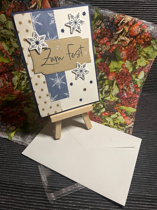 Weihnachtskarte "Zum Fest"