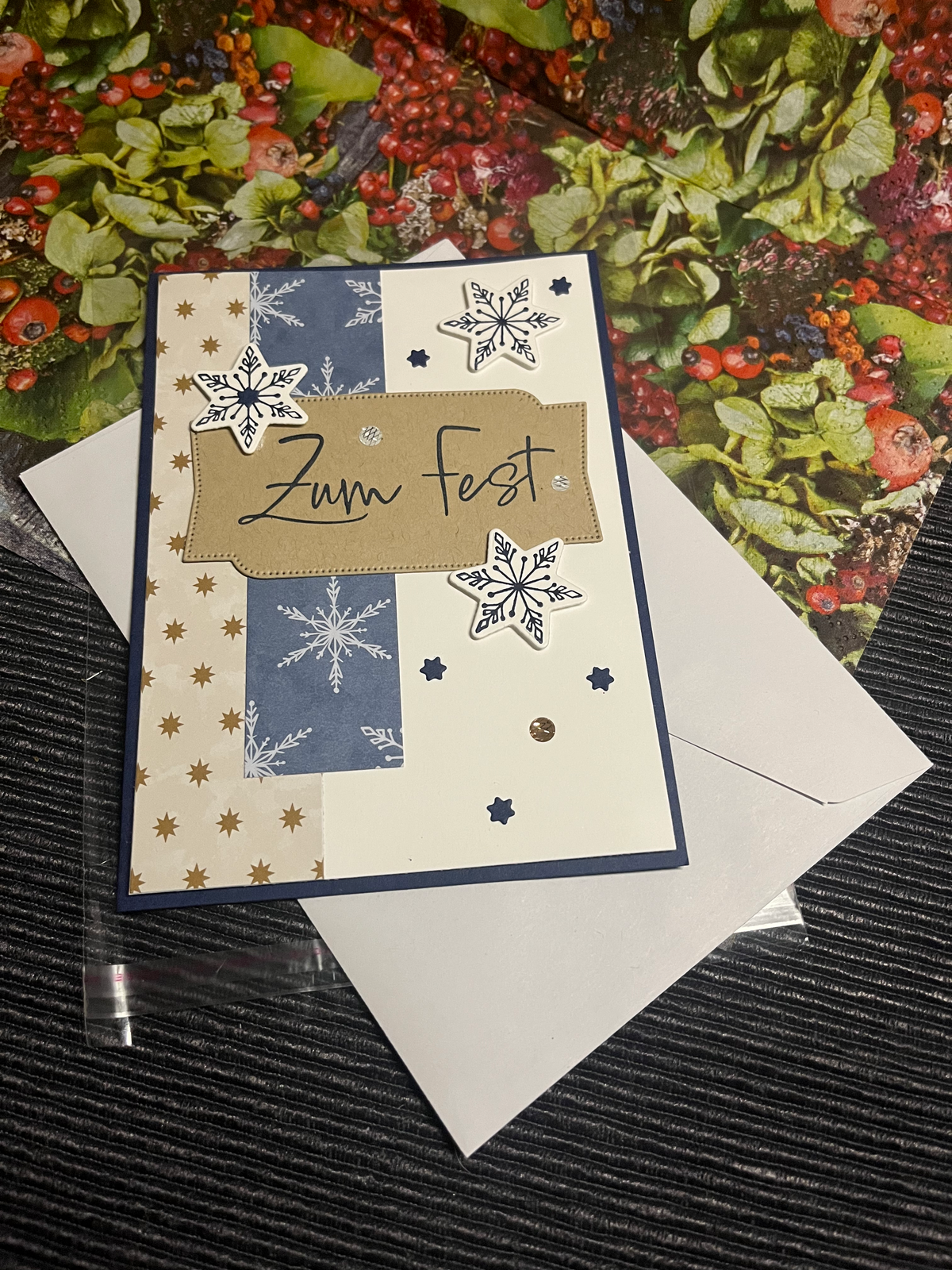 Weihnachtskarte "Zum Fest"